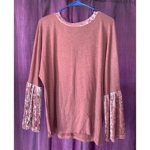 Velvet Bell Sleeves